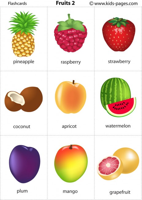 Fruits 2 flashcard